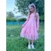 Платье для девочки ЛяЛя 8 - 13 лет Интерлок/Стрейч-сетка Розовый 15ІН109_1-19