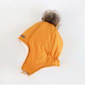 Зимняя шапка детская Magbaby Аляска 0-2 года Желтый 103260