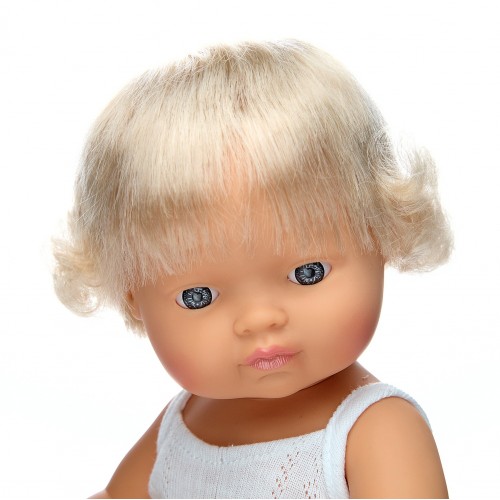Кукла анатомическая Miniland Educational Девочка европейка в белье 38 см  31152