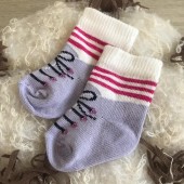 Детские носки для новорожденных BetiS 0 - 3 мес Трикотаж Лиловый 27683740