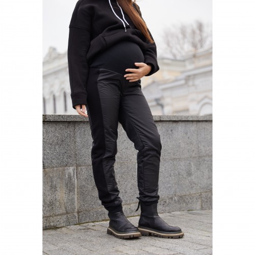 Штаны для беременных утепленные Lullababe Alesund Черный LB12AL136