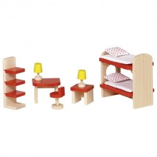 Мебель для кукольного домика goki Детская комната 51719G