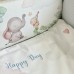 Детское постельное белье и бортики в кроватку BBChic Коллекция №9 Happy Day Мятный 5012023
