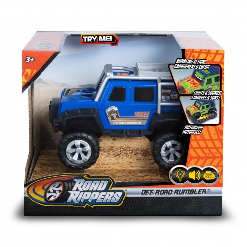 Интерактивная игрушка машинка Road Rippers Джип Off Road Rumbler со световыми и звуковыми эффектами Deep Blue Синий 20092