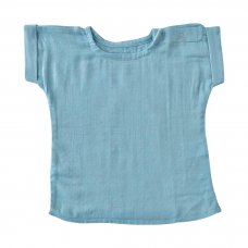 Детская футболка из муслина Embrace Голубой от 2 до 5.5 лет muslintshirt004_92