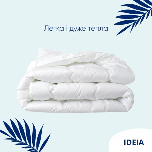 Летнее одеяло двуспальное Ideia Super Soft Premium 175х210 см Белый 8-11880