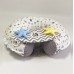Подушка для кормления 4в1 Happy Luna Белый/Серый 0304