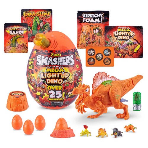 Игровой набор для мальчика Smashers Mega Light-Up Dino 7474B