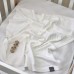 Плед для новорожденных вязаный Маленькая Соня Рогожка Белый 935332