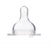 Соска силиконовая для бутылочек с широким отверстием EasyStart Canpol babies поток медленный 3+ 21/720