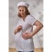 Футболка для беременных и кормящих Юла Мама Una Белый NR-24.052
