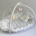 Кокон для новорожденных 2в1 Happy Luna Babynest Playmate Plastik bag Молочный/Белый 0754