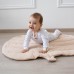 Двусторонний коврик в детскую ELA Textile&Toys Листик Персиковый/Розовый CL002PB