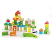 Набор строительных блоков Viga Toys, "Зоопарк" 50286