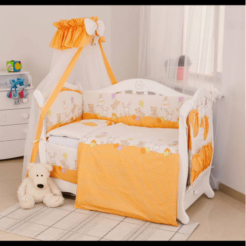 Детское постельное белье в кроватку Twins Standard Basic Оранжевый 8 элем 4050-CB-021