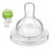 Соска силиконовая Philips Avent SCF632/27 Classic 1+ медленный поток 2 шт