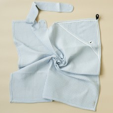 Вафельное полотенце для ухода за новорожденным Magbaby Wafel 90х85 см Голубой 112301