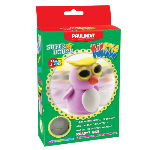 Пластилин Paulinda Super Dough Running Race Сова PL-081183-4