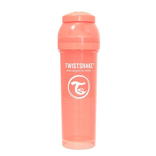 Бутылочка для кормления Twistshake 4+ мес Светло-персиковый 330 мл 78316