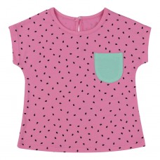 Детская футболка Bembi Summer 2023 9 - 18 мес Супрем Розовый ФБ944