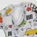 Набор одежды для новорожденных ЛяЛя 0 - 1 мес Футер Серый меланж/Оранжевый К5ФТ018_6-170