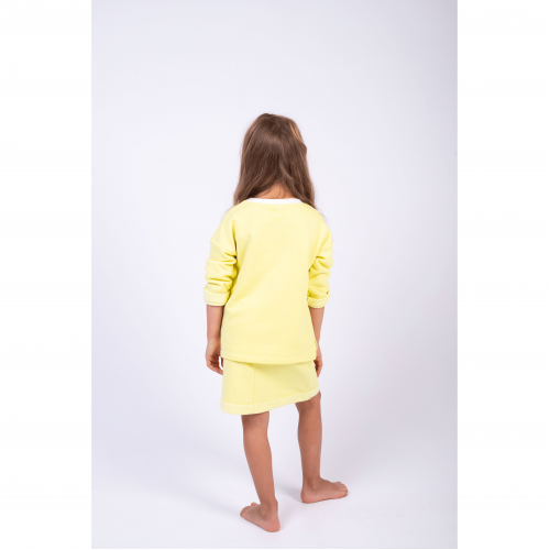 Костюм для девочки юбка и кофта Vidoli от 3.5 до 6 лет Желтый G-21645S