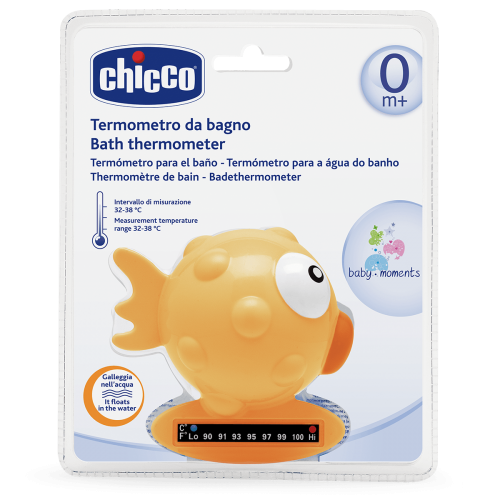 Термометр для ванной Рыбка Chicco 06564.00 оранжевый