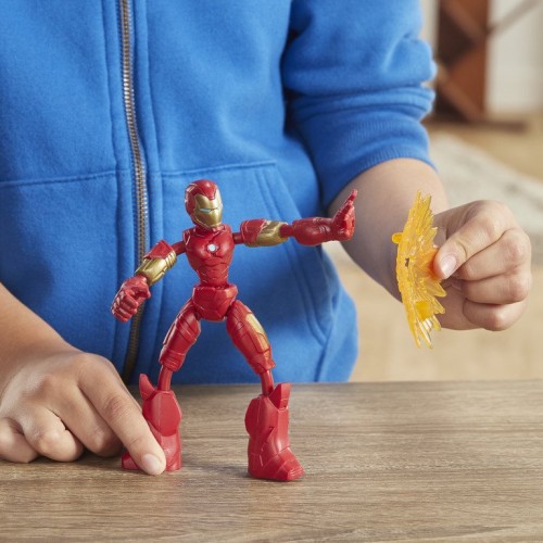 Игровая фигурка Hasbro Marvel Мстители Бенди Avn Bend And Flex Iron Man 15 см E7377_E7870