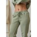 Спортивные штаны для беременных с начесом Lullababe Frankfurt Olive Оливковый LB12FR122