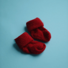 Носочки для новорожденных ангора Ripka Красный 0 - 6 мес 15271073340