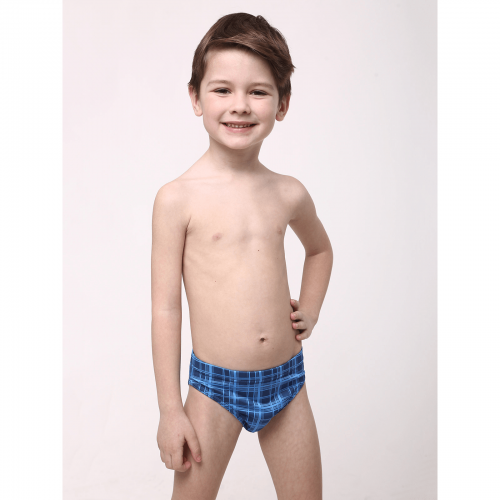 Детские плавки для мальчика Keyzi Синий/Голубой 6 лет Classic small slip