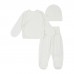 Набор одежды для новорожденных ЛяЛя 0 - 3 мес Кулир жаккард Молочный К1КЛ002_2-326