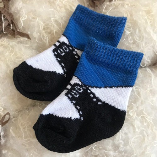 Детские носки для новорожденных BetiS 0 - 3 мес Трикотаж Синий 27683737