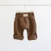 Льняные штаны шорты детские Magbaby Ivon 2-6 лет Коричневый 131441