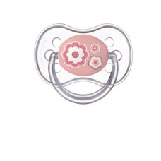Пустышка силиконовая симметричная Canpol babies Newborn baby 18+ мес Розовый 22/582