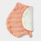 Двусторонний коврик в детскую ELA Textile&Toys Листик Персиковый/Молочный 90х95 см СL001PM