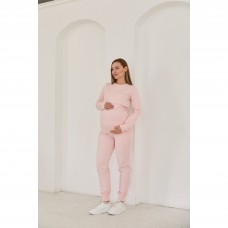 Спортивный костюм для беременных и кормящих Lullababe Detroit Powdery Розовый LB07DT123