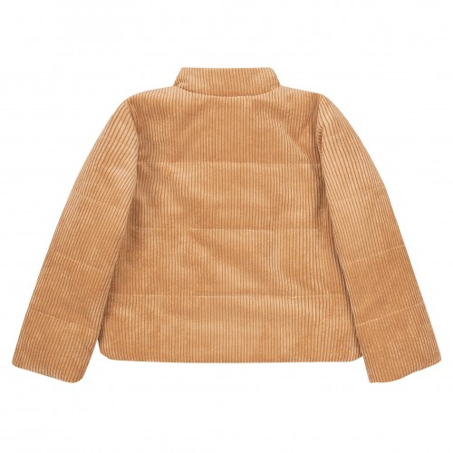 Демисезонная куртка для девочки Bembi 4 - 6 лет Вельвет Бежевый КТ259