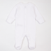 Человечек для новорожденных с длинным рукавом Krako Ажур Белый от 0 до 3 мес 4031P33