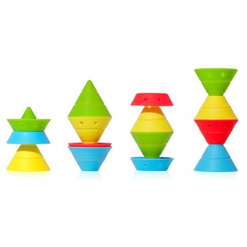 Игровой развивающий набор Moluk, HIX, цвета: красный, голубой, желтый, зеленый