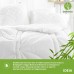 Летнее одеяло двуспальное Ideia Botanical Bamboo 175х210 см Белый 8-32466