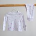 Пижама детская ELA Textile&Toys Сердечки 2 - 6 лет Интерлок Белый/Розовый PJ001HR