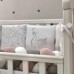 Детское постельное белье и бортики в кроватку Маленькая Соня Art Design Оленёнок Белый/Розовый 0239425