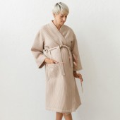 Вафельный халат для беременных Magbaby Mary Бежевый 103355