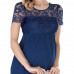 Платье для беременных нарядное To Be Креп шифон Темно-синий 1247943265