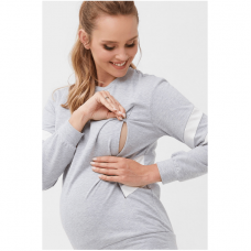 Свитшот для беременных и кормящих Dianora Серый 2085 1360