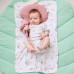 Непромокаемая пеленка для детей ELA Textile&Toys Сердечки Белый/Розовый 80х50 см WRD001H