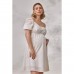 Летнее платье для беременных и кормящих Юла Мама Amadeya Белый DR-24.053