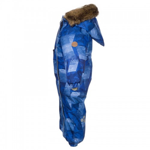 Комбинезон зимний для мальчика Huppa, REGGIE 1, темно-голубой узор