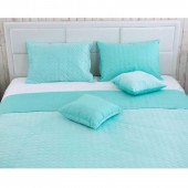 Покрывало на кровать Руно VeLour 150x220 см Мятный 360.55_Tiffany